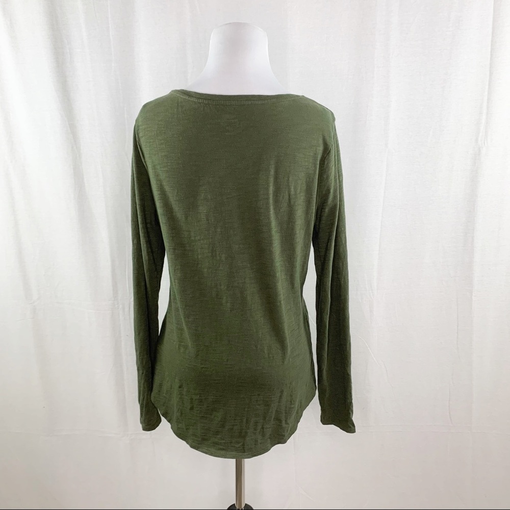Old Navy every wear green long sleeve tee - Picture 7 of 12